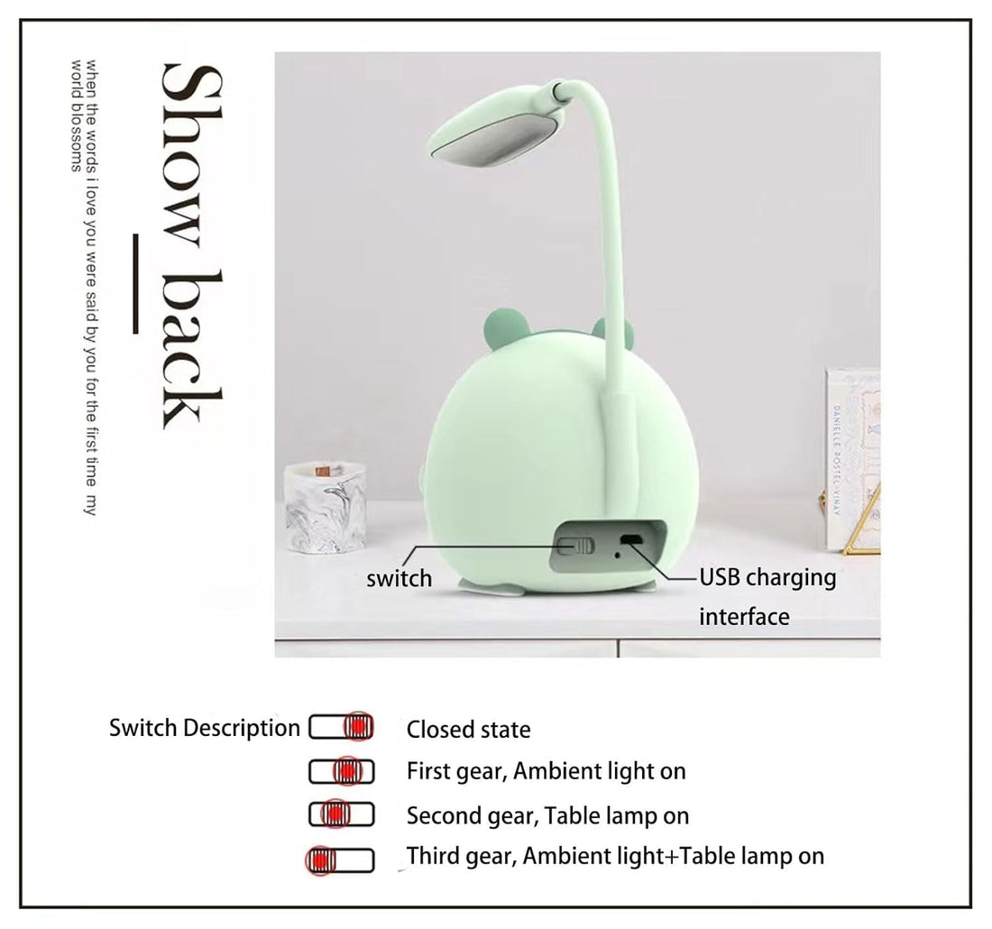 Warm Light LED Desk Lamp USB