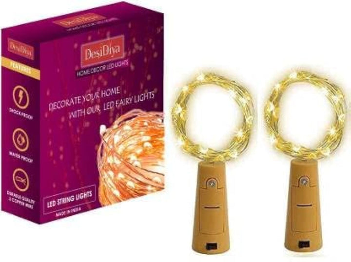 Bottle Lights with Cork