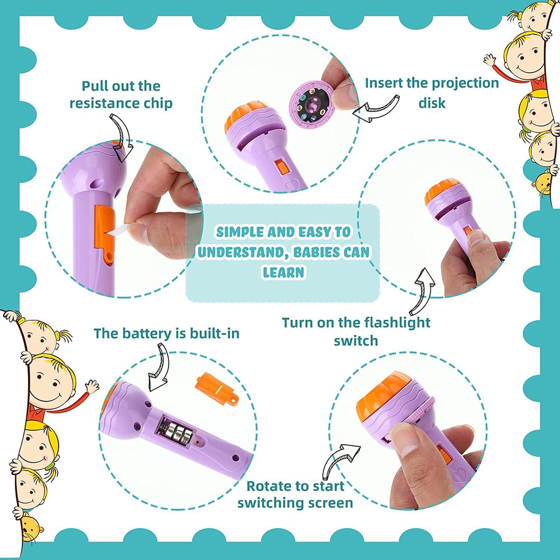 Imagine Projector Torch for Kids