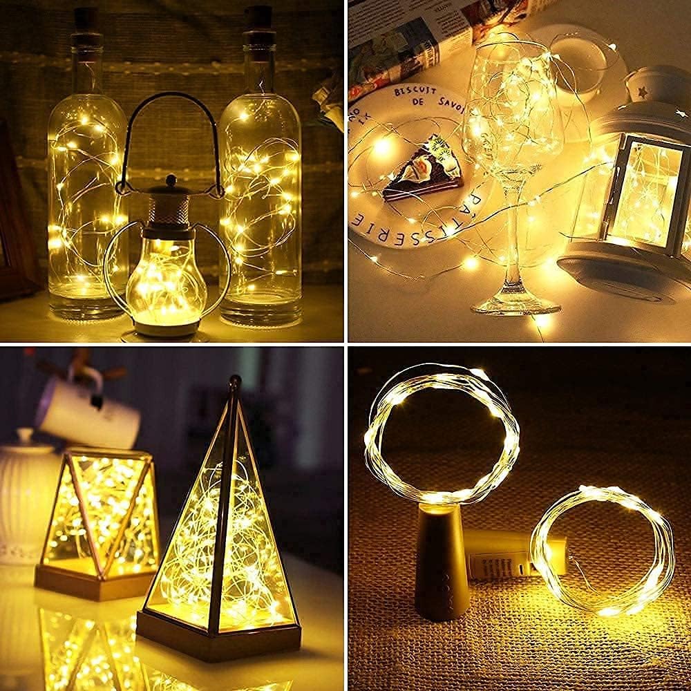Bottle Lights with Cork